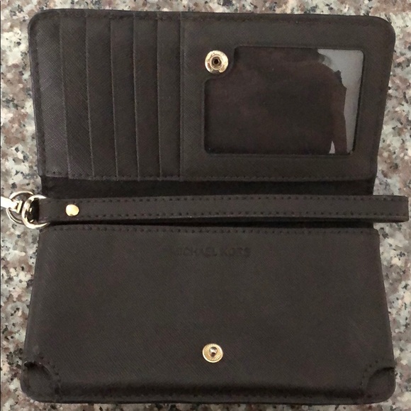 Michael Kors Striped Phone and Wallet Wristlet - Picture 3 of 3